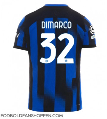 Inter Milan Federico Dimarco #32 Hjemmebanetrøje 2023-24 Kortærmet